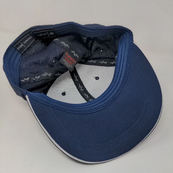 Sean John Men's Fitted Hat Blue Size M/L Embroidered Logo 100% Cotton - Picture 6 of 8